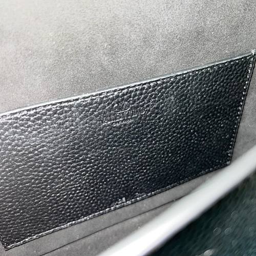 Valentino Garavani VLogo Signature Black Leather Shoulder Bag