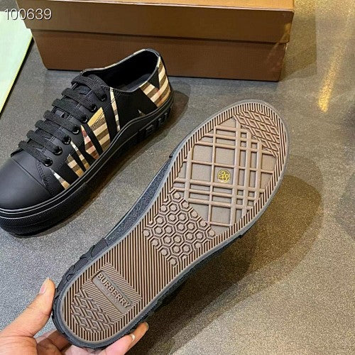 Burberry Vintage Check Low-Top Platform Sneakers