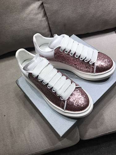 Alexander McQueen Oversized Glitter Sneakers