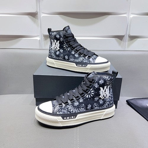 AMIRI MA Logo Bandana High-Top Sneakers