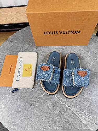Louis Vuitton Monogram Slide Sandals