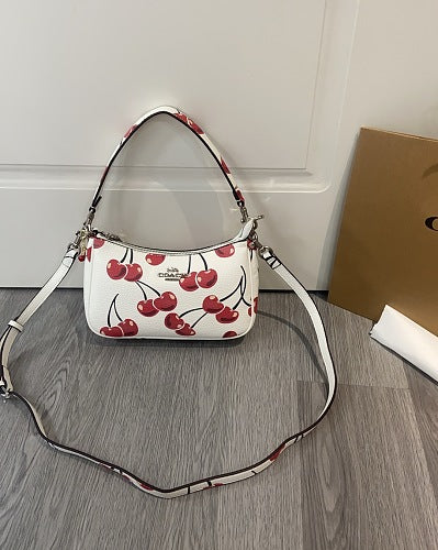 Coach Teri Shoulder Bag with Cherry Print