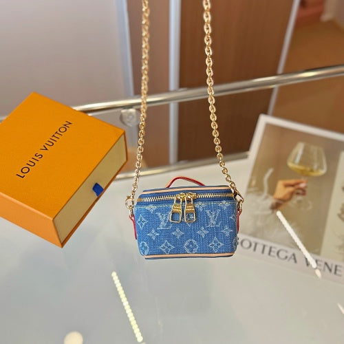 Louis Vuitton Nice Nano Blue Monogram Denim