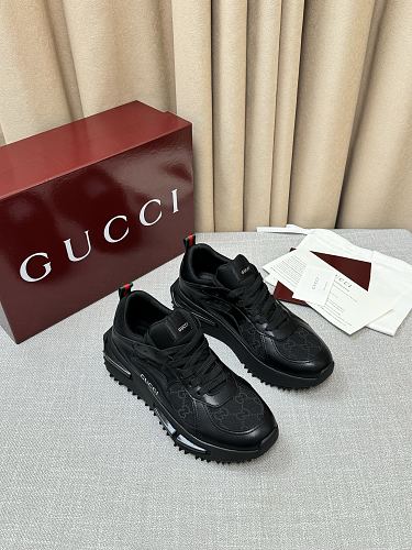 Gucci Black GG Monogram Chunky Technical Sneakers