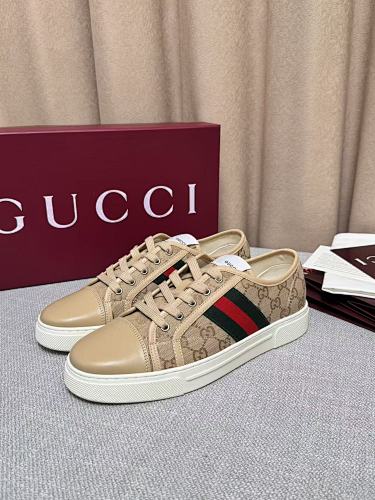 Gucci GG Supreme Web Low-Top Sneakers