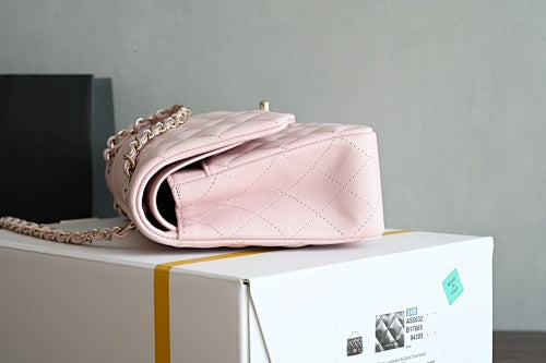 Chanel Light Pink Classic Flap Bag