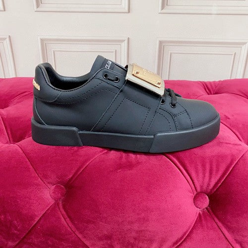 Dolce & Gabbana Portofino / Daymaster-style Logo Plaque Sneakers