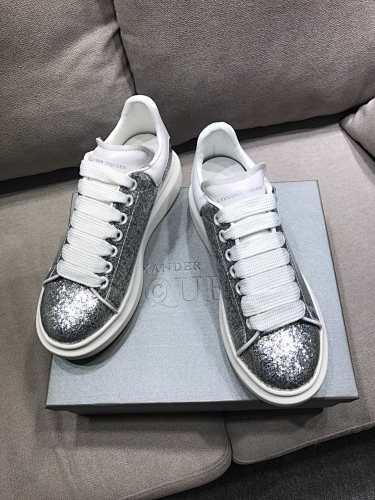Alexander McQueen Oversized Glitter Sneakers