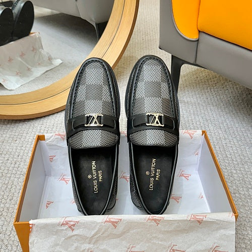 Louis Vuitton LV Initials Damier Graphite Loafers