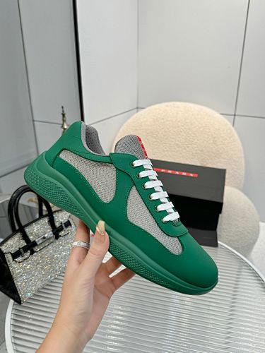 Prada technical mesh low-top sneakers