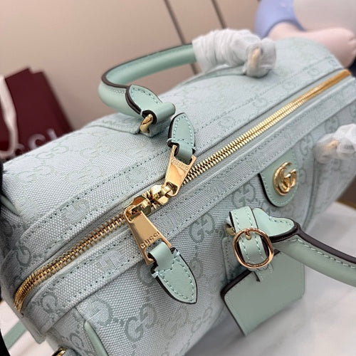 Gucci GG Canvas Boston Bag / Top Handle Bag