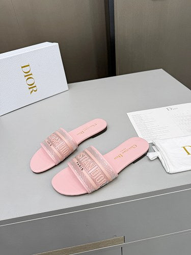 Dior Dway Heeled Slide Sandals