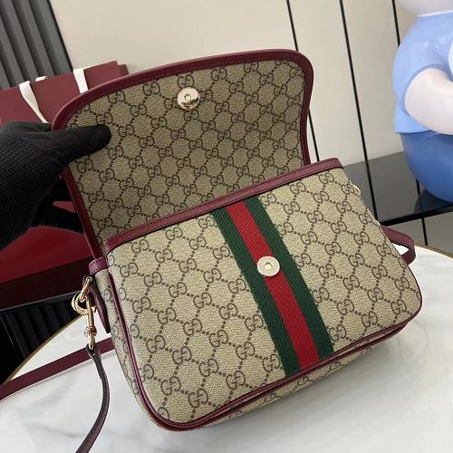 Gucci Ophidia GG Supreme Top-Handle Shoulder Bag