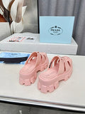 Prada Monolith Fisherman Platform Mule Sandals