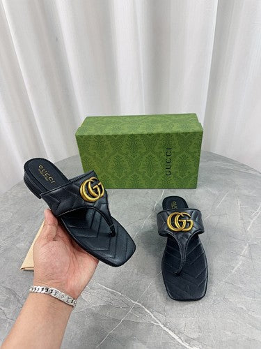 Gucci GG Marmont thong sandals