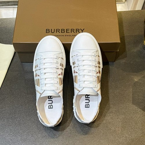 Burberry Vintage Check Low-Top Platform Sneakers