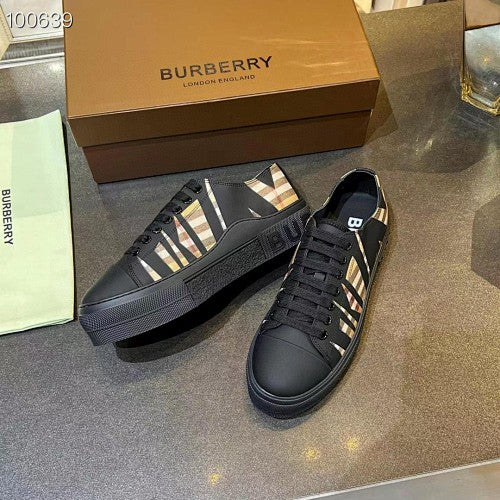 Burberry Vintage Check Low-Top Platform Sneakers