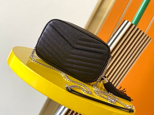 Saint Laurent (YSL) Black Lou Camera Bag