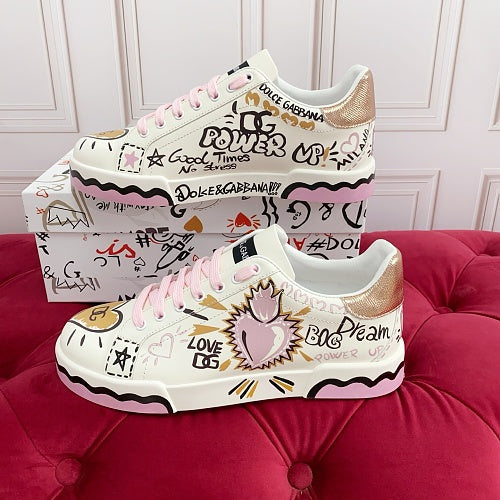 Dolce & Gabbana Portofino Light Graffiti Sneakers