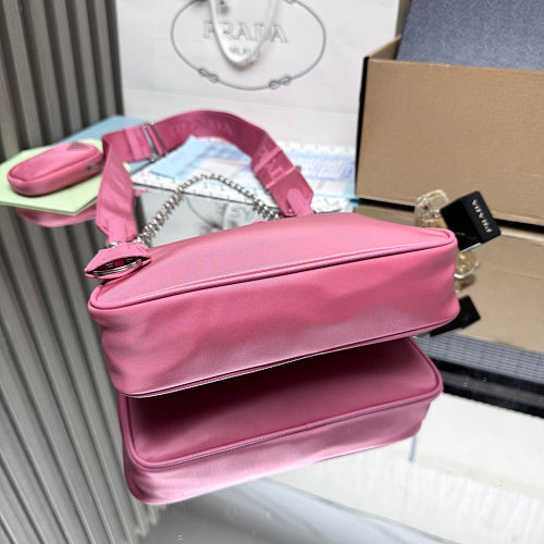 Prada Pink Re-Edition 2005 Re-Nylon Shoulder Bag