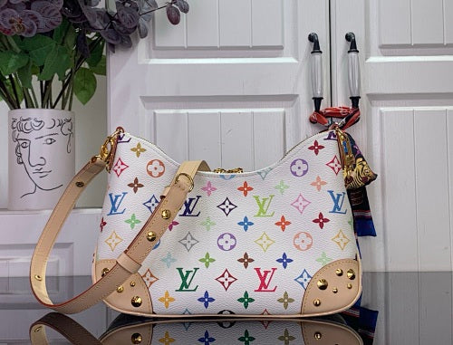 Louis Vuitton Boulogne Monogram Multicolor White