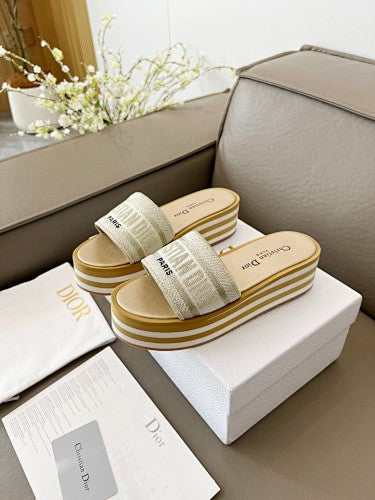 Dior Dway Platform Slide Sandals