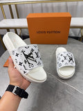 Louis Vuitton Monogram LV Initials Pool Slide Sandals