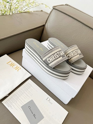 Dior Dway Platform Slide Sandals