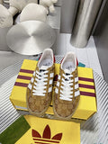 Gucci x adidas Gazelle–style sneakers