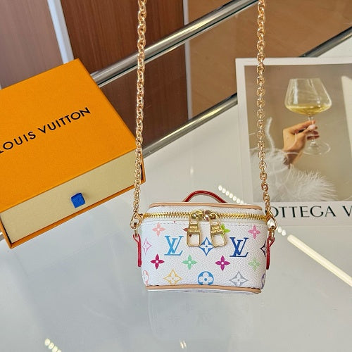 Louis Vuitton Nice Nano White Monogram Multicolor Canvas