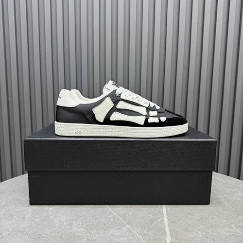Louis Vuitton black-and-white LV Monogram low-top sneakers