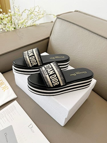 Dior Dway Platform Slide Sandals