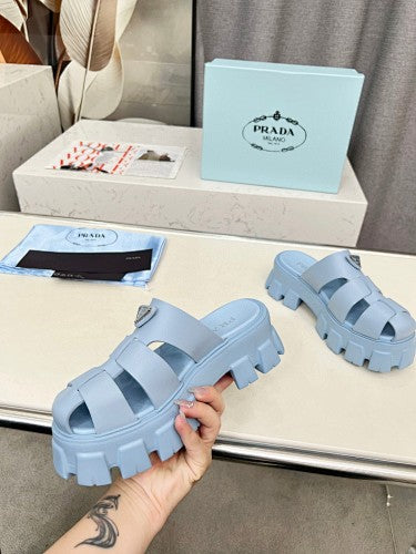 Prada Monolith Fisherman Platform Sandals