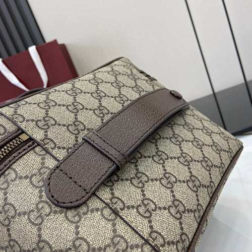 Gucci Ophidia GG Supreme Vanity Cosmetic Case / Top Handle Case