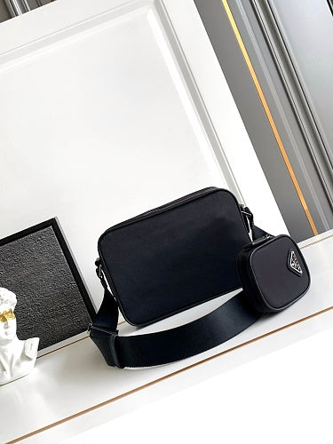 Prada Black Re-Nylon Shoulder/Crossbody Bag