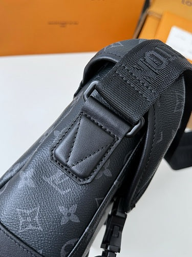 Louis Vuitton Utility Crossbody Monogram Eclipse Canvas