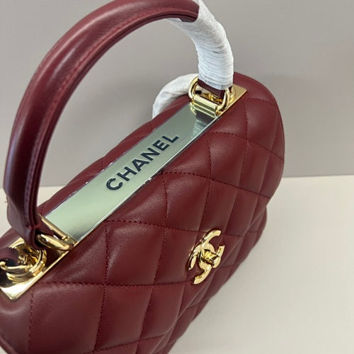 Chanel Burgundy Quilted Flap Bag