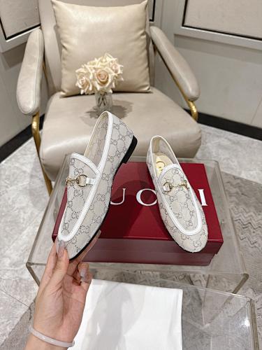 Gucci Horsebit GG Crystal Loafers