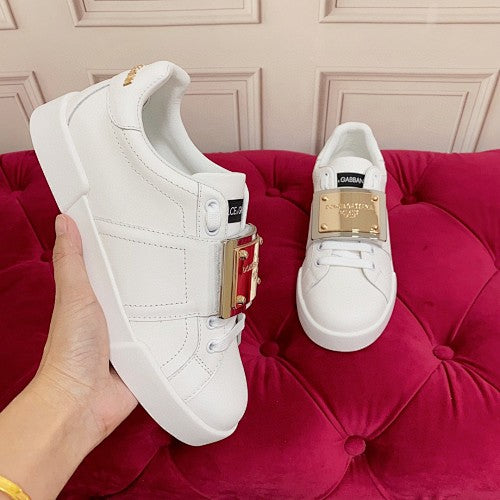 Dolce & Gabbana Portofino / Daymaster-style Logo Plaque Sneakers