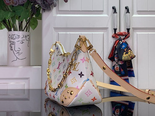 Louis Vuitton Boulogne Monogram Multicolor White