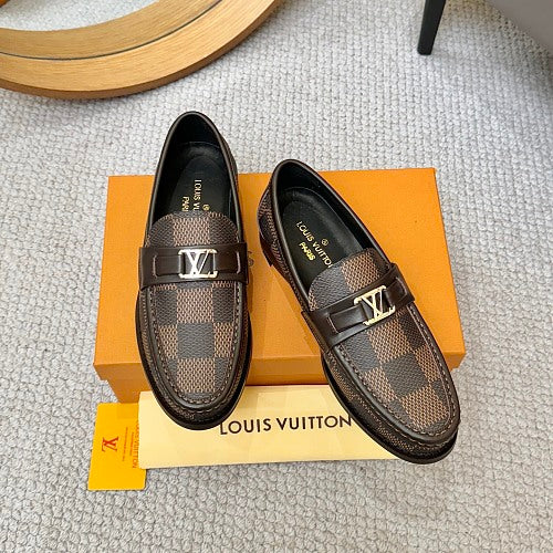 Louis Vuitton Major Loafers / LV Initials Damier Loafers
