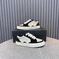 Amiri Skel Top Low Sneakers – Black & White