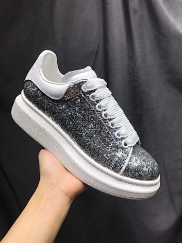 Alexander McQueen Oversized Glitter Sneakers