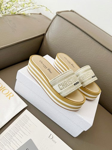 Dior Dway Platform Slide Sandals