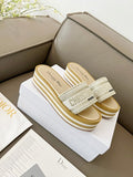 Dior Dway Platform Slide Sandals