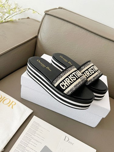 Dior Dway Platform Slide Sandals
