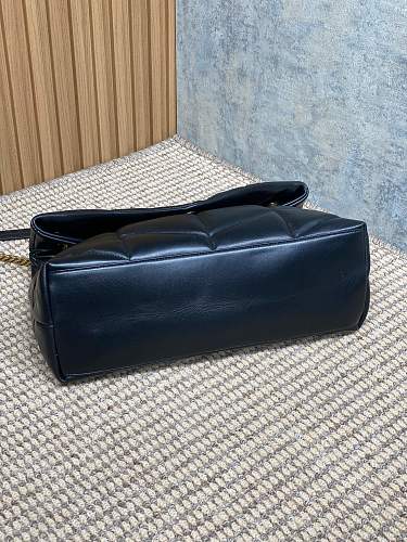 Saint Laurent (YSL) Black Puffer Shoulder Bag