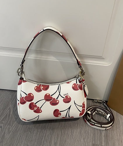 Coach Teri Shoulder Bag with Cherry Print