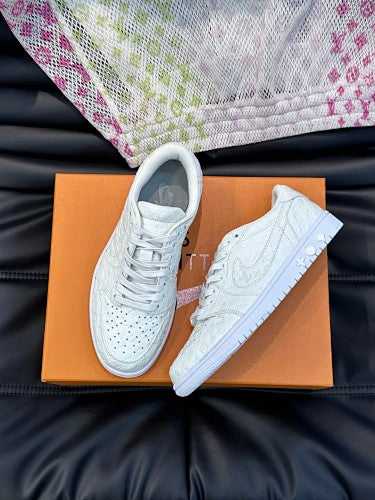 Louis Vuitton x Nike Air Force 1 Low “Triple White” Monogram sneakers