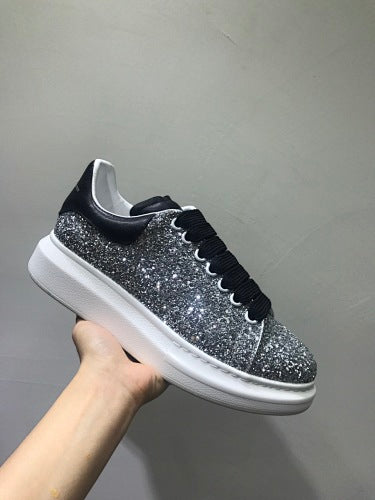 Alexander McQueen Oversized Glitter Sneakers